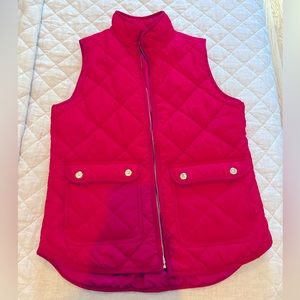 J Crew Factory Hot Pink Vest Sz XS